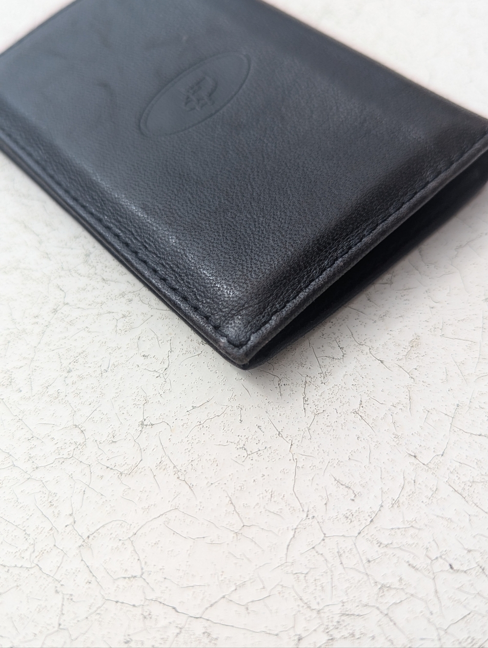 Christian Dior | Vintage Black Leather  Bi-fold Wallet Card Slots Low Profile - Picture 3 of 13